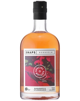 Snaps Bornholm Økologisk Special Edition Rabarber og Stjerneanis Dansk Akvavit 50 cl 25%